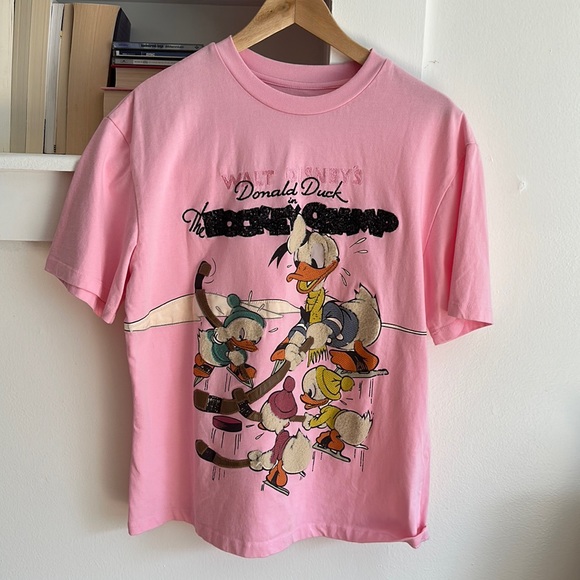 Rare Vintage Disney Donald Duck and nephews playing hockey - Picture 2 of 7